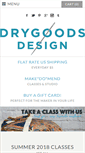 Mobile Screenshot of drygoodsdesignonline.com