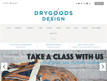 Tablet Screenshot of drygoodsdesignonline.com